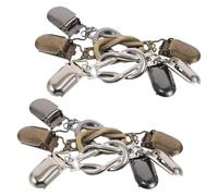 WATIIFUFU 6Pcs Vintage Sweater Shawl Clips for Women Retro Cardigan Collar Brooch Pins with Decorative Metal, Vintage Silver Gun Black and Bronze Colors, Suitable for Loose Clothes and Dress