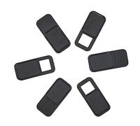 WATIIFUFU 6pcs Webcam Cover Slider Oval Metal Privacy Protect Shutter for Laptop Tablet Smartphone and Heat Resistant Black Webcam Cover for Enhanced Security