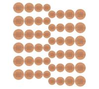 WATIIFUFU 80Pcs Round Fabric Set with Breathable Plasters, Large and Small Skin Adhesive Patches for Finger Joints and Toes, Medical Waterproof Care for and Adults