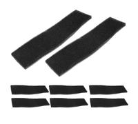 WATIIFUFU 8Pcs Aquarium Filter Sponge Pads Replacement for Fish Tank Filters Black Pre-Filter Sponge Media Pads 50X12X2Cm for Freshwater and Marine Tanks