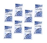 WATIIFUFU 8pcs Disposable Quick-Cooling Ice Bags Snowflake Pattern, Instant Cold Therapy Packs for Sports Injuries and Outdoor Emergency Use