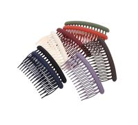WATIIFUFU 8pcs Frosted Small Hair Combs French Twist Side Combs for Women Girls Fine Hair Wedding Prom Accessories Wig Holder