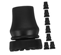 WATIIFUFU 8pcs Heavy Duty Crutch Tips Diameter Non-Slip Walking Stick Replacement Caps for Seniors Trekking Pole End Protectors for Hiking and Outdoor Use