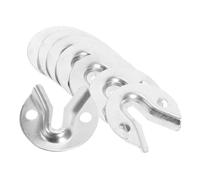 WATIIFUFU 8pcs Mirror Holder Clips Kit Stainless Steel Furniture Connection Screws with Excellent Loadbearing Capacity and Hidden Design for Home Improvement and Decoration