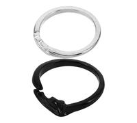 WATIIFUFU Adjustable Couple Rings Set 2pcs Angel and Black Devil Open Band Promise Rings Matching Lovers Finger Jewelry for Men and Women