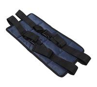 WATIIFUFU Adjustable Wheelchair Secure Buckle Cushioned Pad Calf Rest Strap and, Oxford Cloth Material for Comfortable Leg Support 40-45cm Wide Fits Most Wheelchairs