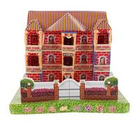 WATIIFUFU Authentic Japanese Style Ancestor Money Paper House for Chinese Ghost Festival Sacrificial Paper Villa to Burn Offering for Ancestral Worship