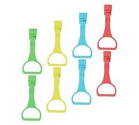 WATIIFUFU Baby Pull Ring Toddler Walking Safety Rings for Babies Comfortable Grip Smooth Edges for Walking Training on The Bed in Plastic 8Pcs