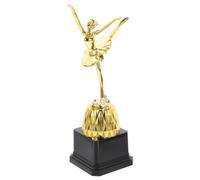 WATIIFUFU Ballet Dance Trophy Ballet Trophy Female Dance Trophy Golden Plastic Not Easy to Change Color for Adults Dance Competition Winners Souvenir