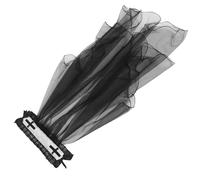 WATIIFUFU Black Vintage Halloween Veil Mesh Headband with Comfortable Fabric and Unique Design, Easy to Match for Halloween Parties and Other Occasions