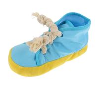 WATIIFUFU Blue Cloth Shoe Shaped Pet Chewing for Cats and Dogs, Interactive Plaything That Attracts Pet's Attention, Sturdy Companion Suitable for Desktop Decorations and Shops