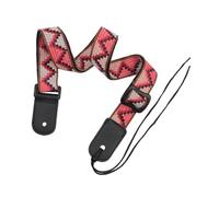 WATIIFUFU Bohemian Style Woven Ukulele Strap Set Made of Sturdy Nylon and Leather, Practical and Easy to Install Shoulder Strap for Ukulele Playing