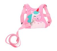 WATIIFUFU Boy Girl Safety Harness Wrist Links Lost Backpack for Boys and Girls Soft and Comfortable for Outdoor Travel Unicorn Design for Walks and Adventures