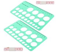 WATIIFUFU Breast Flange Measuring Tool Flange Size Measure for Nipples Mother Simple to Use Easy to Read Silicone Measurement Tool for Breast Cup