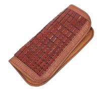 WATIIFUFU Breathable Bamboo Chair Cushion Summer Cool Seat Pad for Office Car Driver Comfort Stylish Coffee Color Fits Various Chairs and Outdoor Garden Seating