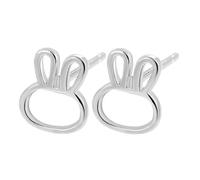WATIIFUFU Bunny Earrings for Women Cute Minimalist Rabbit Jewelry Lightweight Hypoallergenic Daily Wear Accessories Birthday Year