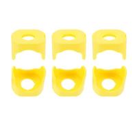 WATIIFUFU Button with Latching Push and Turn to Release Features 10pcs Yellow Protective Covers Abs and Signal for Emergency Stop Buttons for Industrial Safety