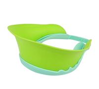 WATIIFUFU Cap Ear and 3 Lovely Years Shape 6 for Babies for Months Old with Adjustable Silicone Shower in Protector, Waterproof Hair Washing Hat Green, Light Weight Baby Bath Bathing
