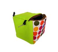 WATIIFUFU Cartoon Printed Plush Parrot Nest and Squirrel Bed, Multi-purpose Winter Warm Pet Bed, Easy to Wash Lovely Green Design for Hamster and Small Animals Couch