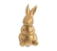 WATIIFUFU Cast Iron Rabbit-shaped Pot Lid Handle Knob with Gold Plated Finish, 6mm Screw Washer Included, Replacement Cooker and Slow Cooker Lid Handle for Kitchen Cookware