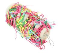 WATIIFUFU Chewable Parrot outside The Cage for Hanging for Foraging and Shredding Made of Natural Loofah, for Hanging outside The Cage Or Home Decoration Or Home Decoration Suitable for