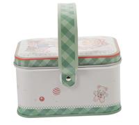 WATIIFUFU Christmas Cookie Tinplate Box Small Festive Candy Biscuit Storage Case Xmas Party Favor gift for for for for for for Packaging with Christmas Theme Patterns