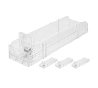 WATIIFUFU Cigarette Rack Stand 4pcs Display Organizer for Plastic to Convenient Cigarette Pusher Protecting from Deformation Holds 10 Each Store Counter Cabinet