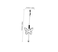 WATIIFUFU Classic Butterfly Glasses Chain for Women Elegant Eyeglass Lanyard Strap with Anti-loss Design Decorative Neck Holder for Securely Hanging Sunglasses and Reading Glasses
