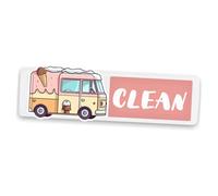WATIIFUFU Clean Dirty Dishwasher Magnet Sign Magnetic Indicator for Dishwasher Washing Machine Simple Installation Modern Minimalist Home Decor