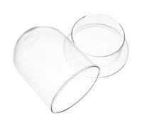 WATIIFUFU Closh for Micro Landscaping Decoration and Small Terrarium Jar with Lid Glass Ecological Bottle Featuring Hole the Top Chic Beautiful Look for Office and DIY Micro-landscape