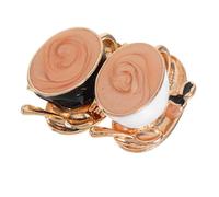 WATIIFUFU Coffee Cup Brooch Pins Lapel Pins for Women 2pcs Vintage Style Zinc Alloy Enamel Decorative and Unlikely to Cause Skin Irritation, for Daily Wear and Special Occasions