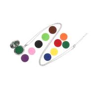 WATIIFUFU Colorful Life Tree Necklace Stainless Steel Aromatherapy Necklace for Women Stainless Steel Oil Pendant