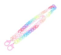 WATIIFUFU Colorful Waist Chain Dancing Pants Chain Trendy Plastic Sturdy Wear-resistant Versatile Body Jewelry for Wife and Friends Party Performance 19.26x0.39x0.39in