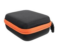 WATIIFUFU Compact Camera Storage Bag with Black EVA and Nylon Sponge Material, Handheld Design Including Mesh Pocket for Photographers on the Move