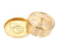 WATIIFUFU Copper Moxibustion Therapy Box with Easy to Fix Moxa Column, Practical Moxa Stick Burner for Home and Massage Store Use, Golden Copper Tank for Effective Relief