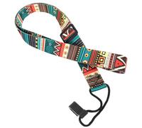 WATIIFUFU Cotton Ukulele Strap Adjustable with Leather Ends for Soprano, Concert, and Tenor Ukuleles Designed for Standing Play by Both Adults and Boys and