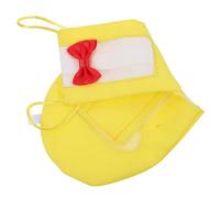 WATIIFUFU Creative Bird Diaper for Budgie and Love Birds Breathable Cotton Cloth Reusable and Safe in Yellow Simple and Elegant Design for Comfortable Wear