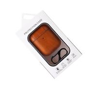WATIIFUFU Delicate Wireless Earphone Protective Case Compatible with Airpods Stylish Shock-absorbing Earphone Cover Lightweight Compact Headphone Shell in Light Brown