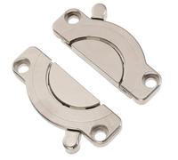 WATIIFUFU Dining Table Locks Zinc Alloy Connector Buckle for Furniture Table Heavy Duty Silver Plane Connector Maintains Neat Look and Keeps Locked for Dining Assembly