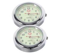 WATIIFUFU DIY Watch Dial 2pcs Featuring Concise and Generous Design Nursing Fob Watch with Glass Material for Pocket Supplies for Manual DIY Projects