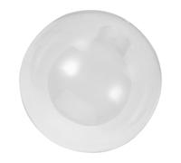 WATIIFUFU Double Layer Transparent Glass Globe Shade for Floor Lamp Fitter Modern Ball Lampshade Replacement for Living Lighting Soft Non-Glare Light Effect Easy Installation