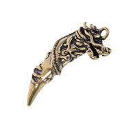 WATIIFUFU Dragon and Tooth Keychain Pendant Antique Car Keychain for Jewelry Making and Projects Unique Backpack Accessory Sturdy Decorative Charm