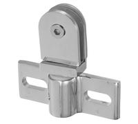 WATIIFUFU Dual-Direction Opening Glass Shower Door Pivot Hinges with Upper Lower Stainless Steel Hardware Clamp for Bathroom Enclosures Easy Installation Bathroom Door Hinge Clamp