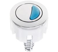 WATIIFUFU Dual Push Toilet Button Toilet Water Tank Button Abs Silver Round Dual Flush No Tools Required Fine Craftsmanship for Family Use and Hotel Use