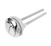 WATIIFUFU Dual Toilet Tank Push Button Abs Flush Valve Replacement with Electroplated Surface Dual-Flush Water Saving Design Easy Install for Standard Bathroom Cisterns