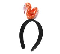 WATIIFUFU Elastic Plush Snake Headband Year Snake Doll Headdress for Halloween Dress Up Parties Boys and Girls Toys