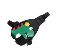 WATIIFUFU Elegant Boys and Girls Dinosaur Chest Pack Cartoon Cross-Body Bag Leisure Bag Storage Material