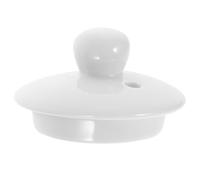 WATIIFUFU Enamel Teapot and Heat-resistant Ceramic Material Ceramic Lid Replacement with Smooth Edge Ensuring Durability and No Deformation for Camping and Staying at Home for Tea Pots