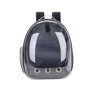 WATIIFUFU Expandable Cat Backpack Soft Pet Carrier Small Pet Carrier Black Oxford Cloth PC Hard Shell Net Travel Bag for Plane Vehicle Use