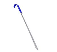 WATIIFUFU Extra Long Shoe Horn Stainless Steel and Pvc Material with Hanging Hole Design, Ergonomic Design Blue for People with Hip and Back the Elderly and Old People